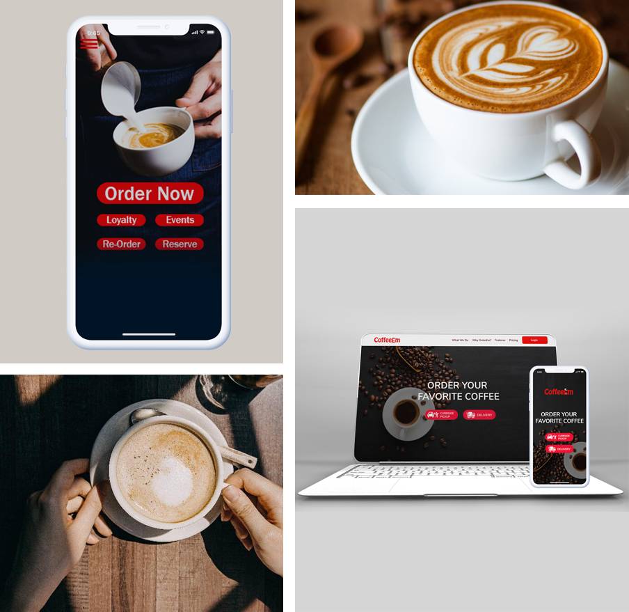 Online ordering for cafes and coffee shops
