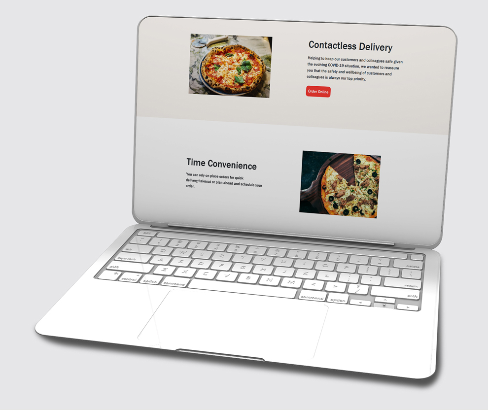 Launch your pizzeria website now