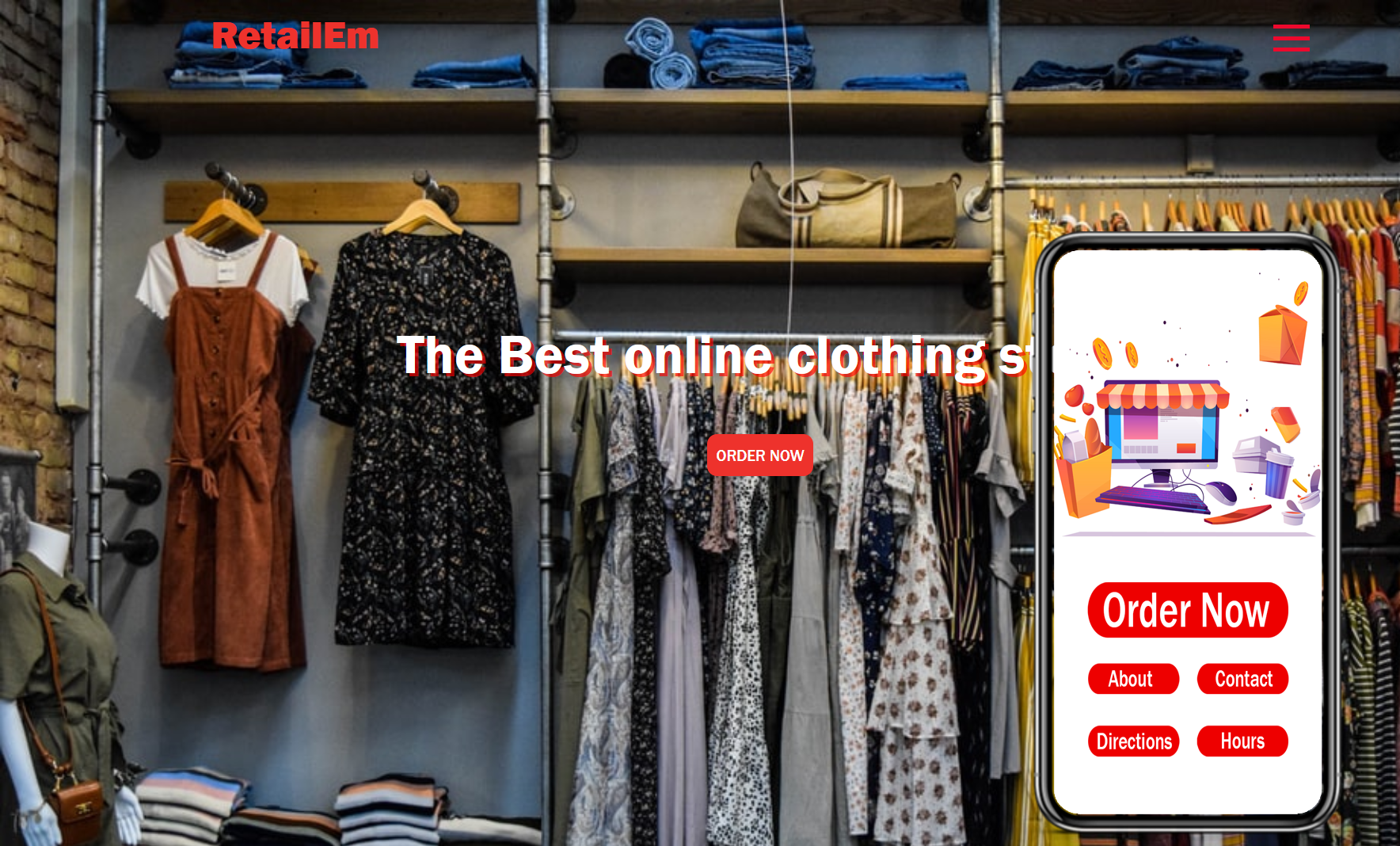 Launch your online ordering retail store