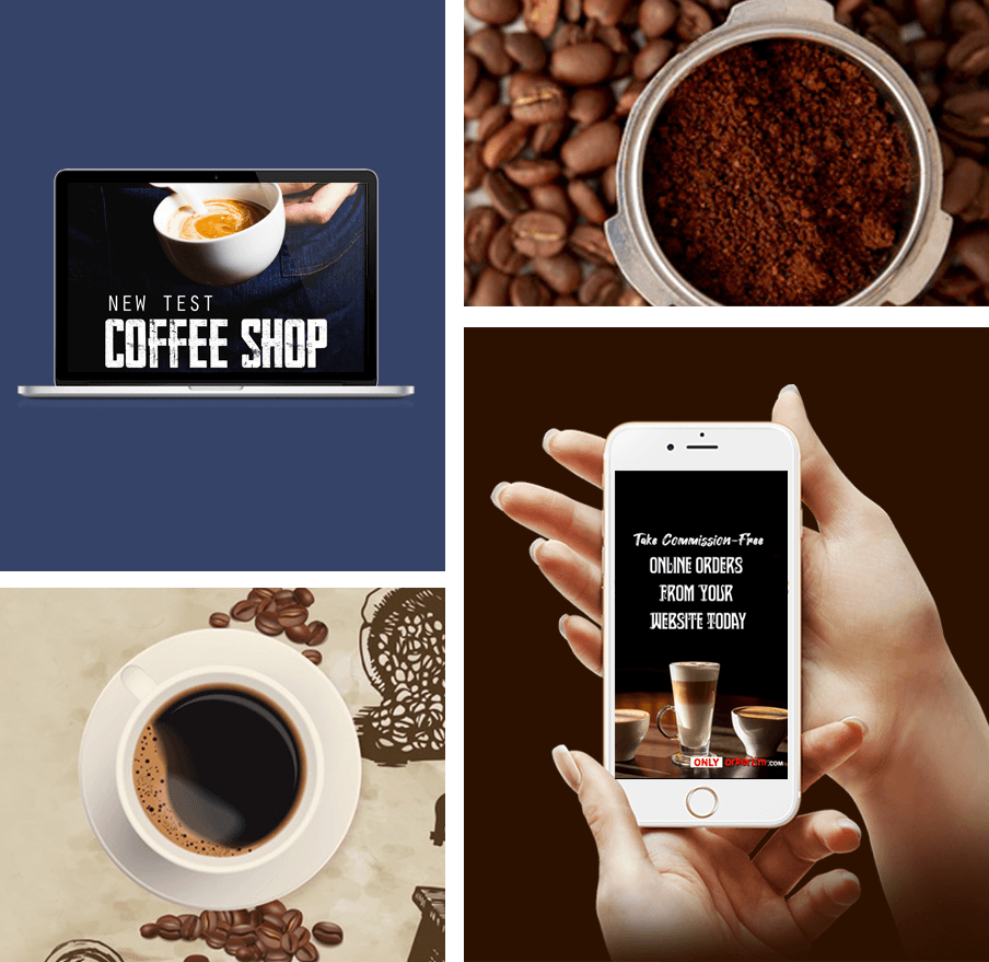 Online ordering for cafes and coffee shops