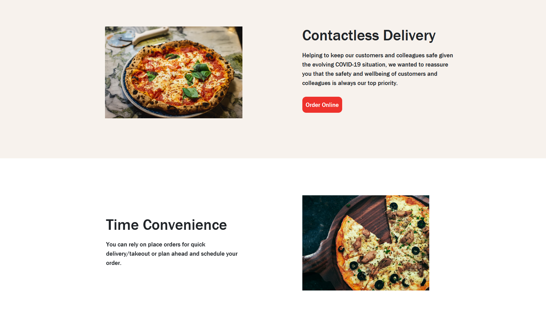 Launch your pizzeria website now