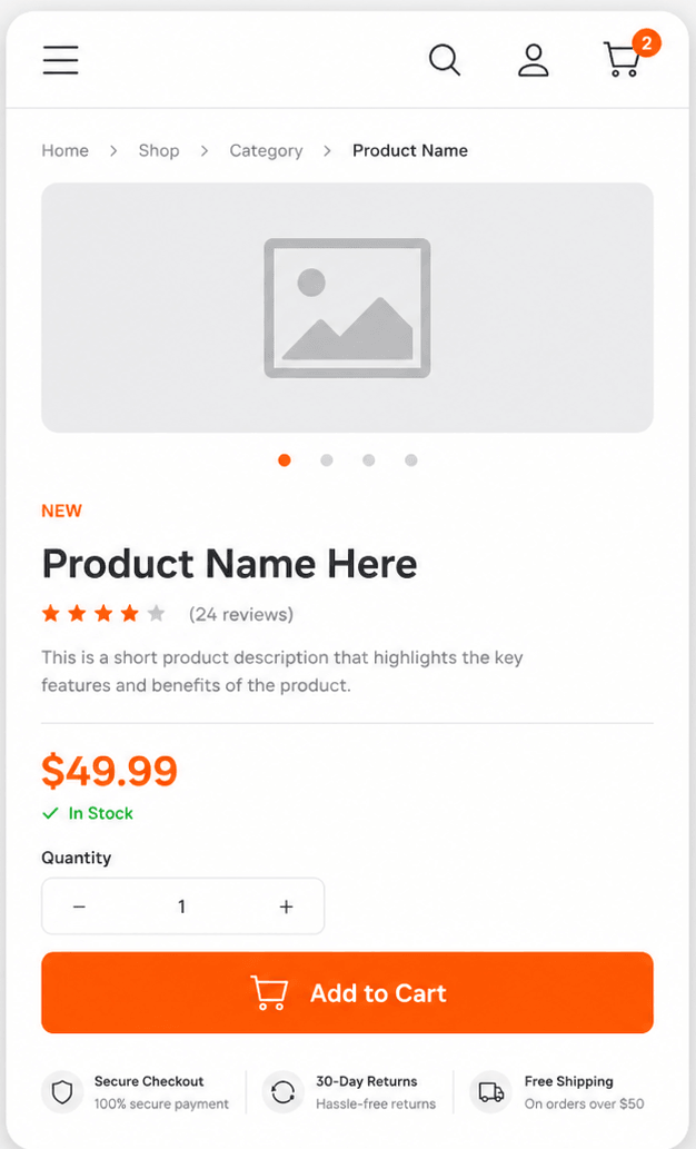 Generate Online Shop
