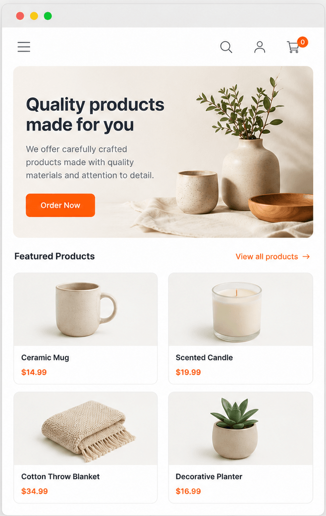 Generate Launch website