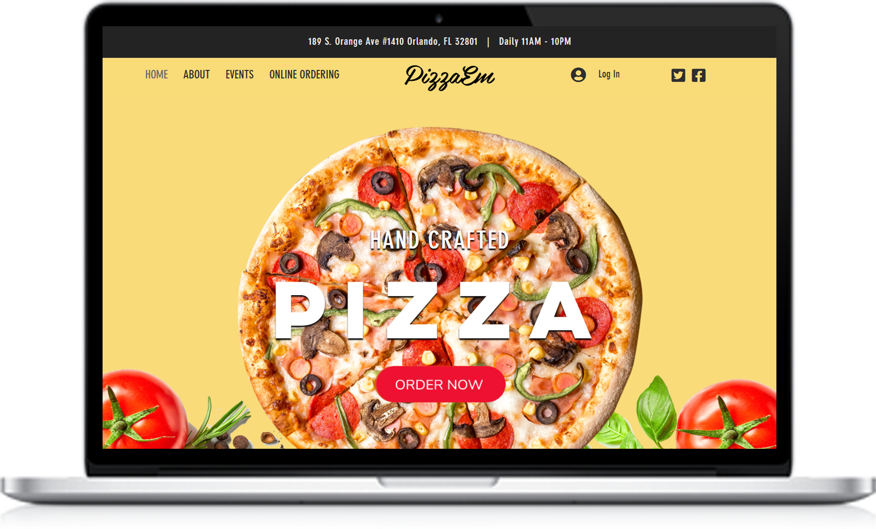 Publish your online shop to start receiving orders