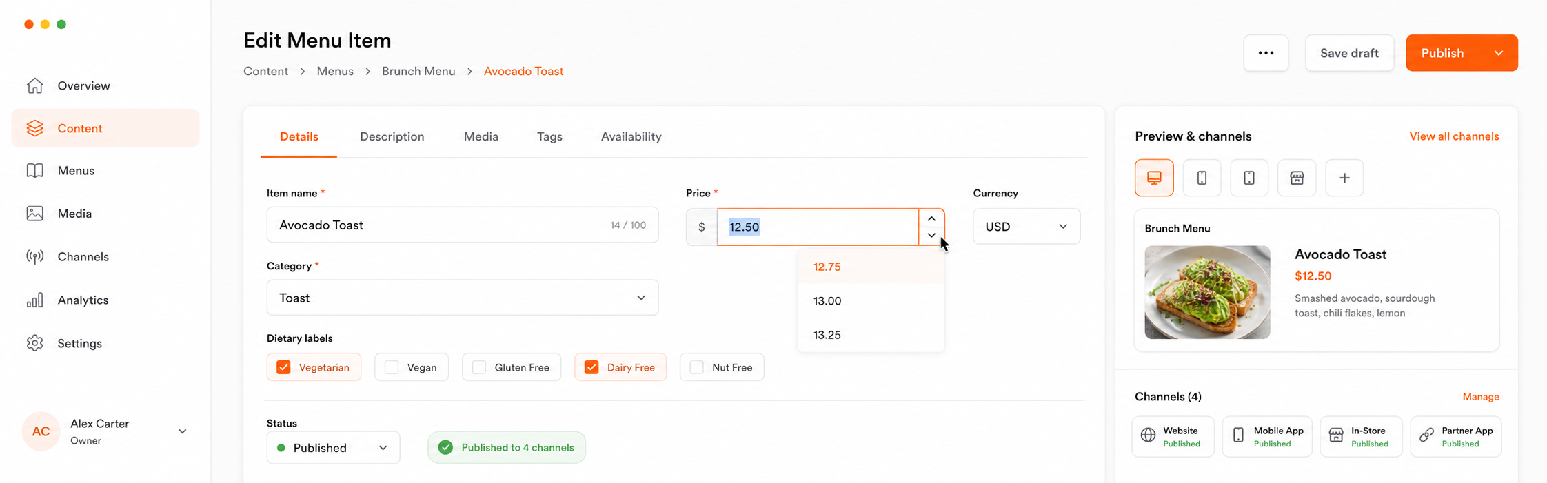 Manage content management from anywhere
