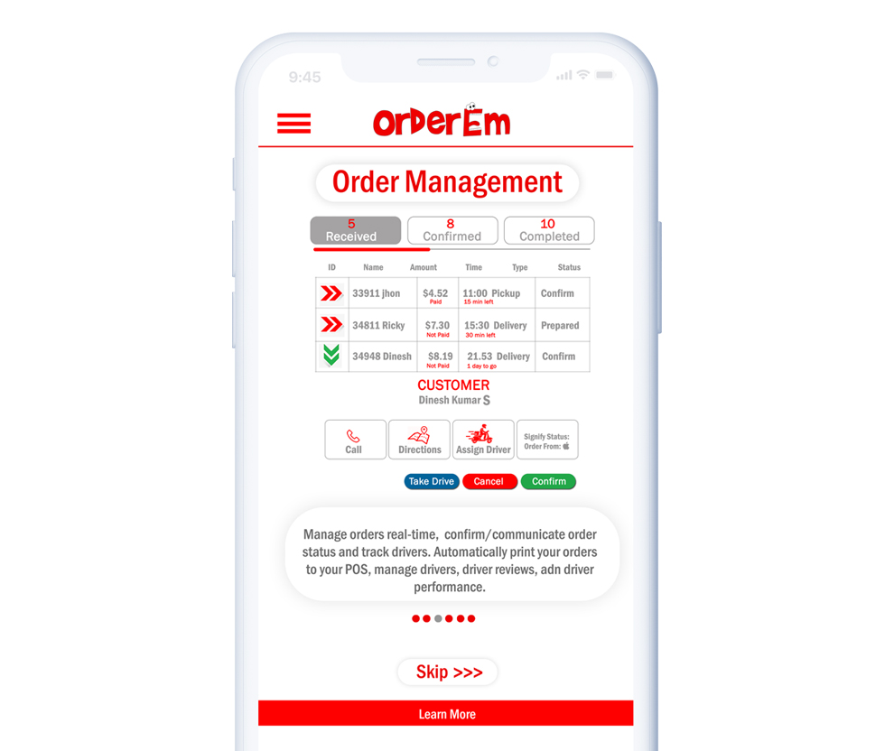Allow customers to schedule orders