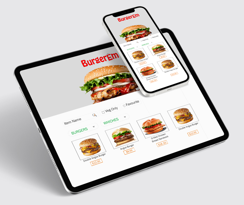 Image-based menus