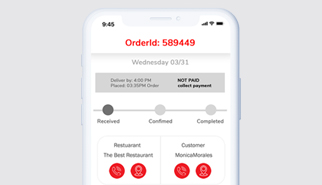 Receive & deliver orders
