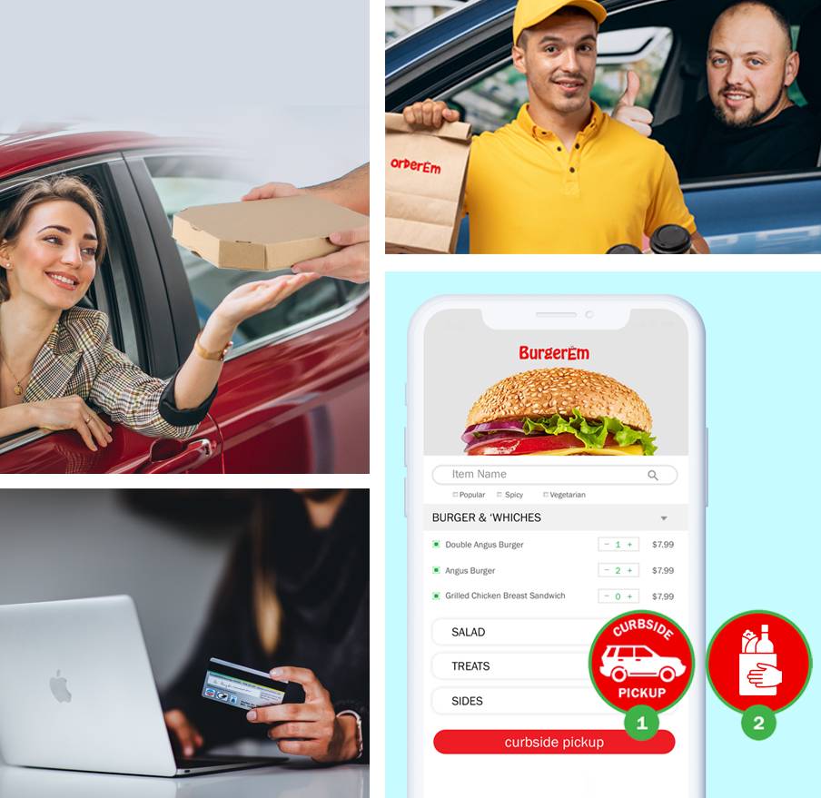Take curbside orders from your custom app